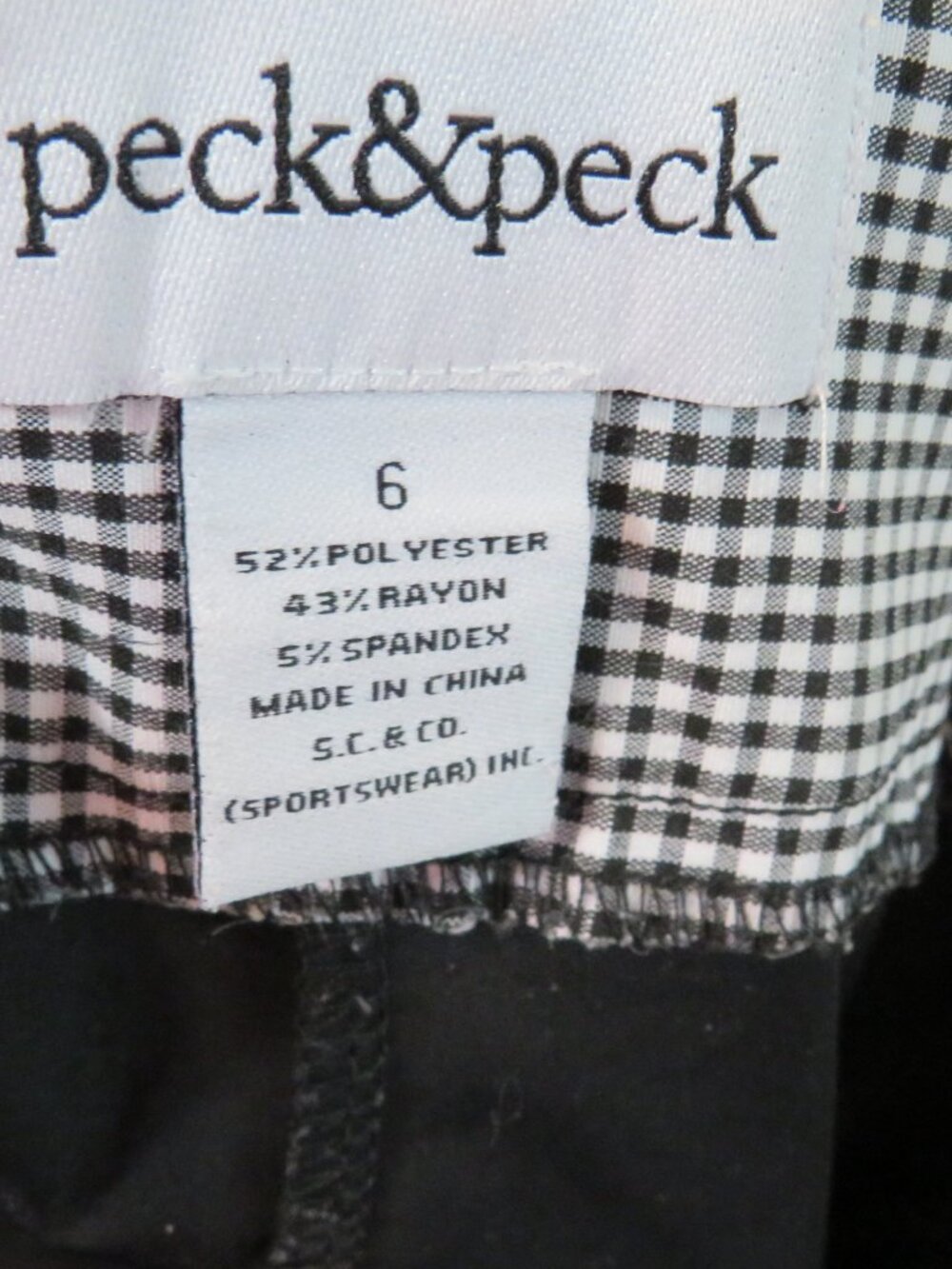 Peck & And Peck skort Skirt Size 6 Houndstooth Alabama Football Golf Tennis - Picture 7 of 7